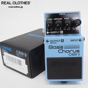 【美品】BOSS/ボス CEB-3 Bass Chorus ベース コーラス エフェクター/動作確認済 /000