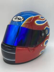 4輪ヘルメット　アライ　Arai　GP-5S　サイズ：57-58cm　ワンオフペイント　キャラコートシールド　ヘルメットバッグ