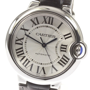 カルティエ CARTIER W69017Z4 バロンブルー 36ｍｍ 自動巻き ボーイズ 保証書付き_821246