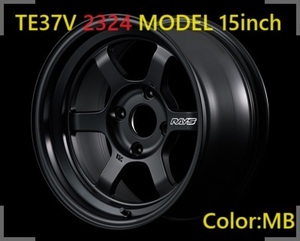 【納期要確認】TE37V 2324 MODEL SIZE:9J-15 -5(L) PCD:100-4H Color:MB ホイール2本セット