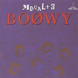 BOOWY ボウイ / MORAL+3 / 1988.02.03 / 1stアルバム「MORAL(1982年)」復刻版 / VDR-1483