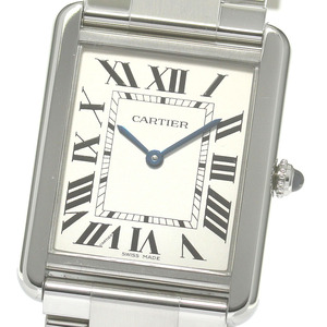 カルティエ CARTIER W5200014 タンクソロ LM クォーツ メンズ 良品 _845385