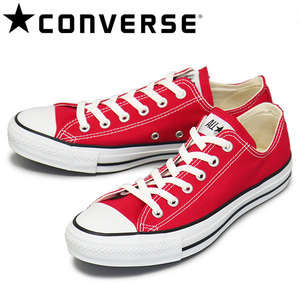 CONVERSE (コンバース) 32160322 キャンバス オールスター OX レッド M9696 CV018 US4.5-23.5cm