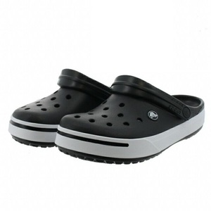 23cm クロックス crocs Crocband II Ⅱ CLOG クロックバンド 2.0 サンダル ブラック ホワイト M5W7 新品