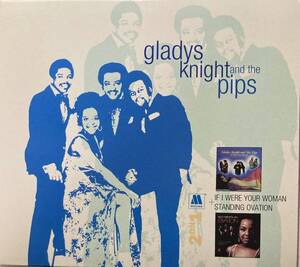 グラディス・ナイト&ザ・ピップス（Gladys Knight & The Pips）「If I Were Your Woman+Standing Ovation」【2in1】【デジパック】（A5）CD