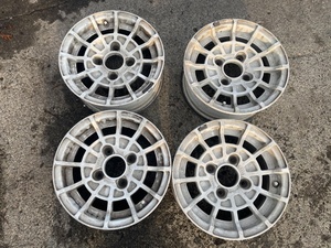 中古　13インチアルミホイール　ポテンザ　POTENZA　RALLY　R-3　13インチ5.5J＋20　PCD114.3