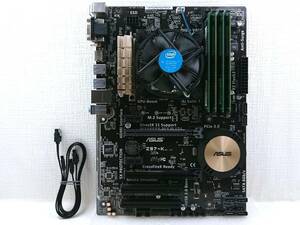 ASUS Z97-K (I/Oパネル欠品) / Celeron G1840 / メモリ 16GB (4GB×4) / クーラー セット LGA1150