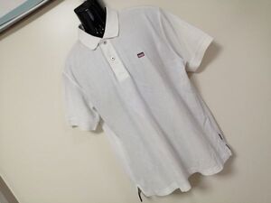 kkaa1669 ■ VANSPORTS ■ ヴァンスポーツ ポロシャツ カットソー トップス 半袖 鹿の子 白 LL XL