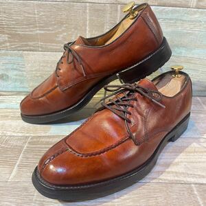 【ビッグサイズ:28.0-28.5cm程 米国製 グッドイヤー製法】Allen Edmonds アレンエドモンズ Dellwood Uチップ US10 1/2D NST エプロン