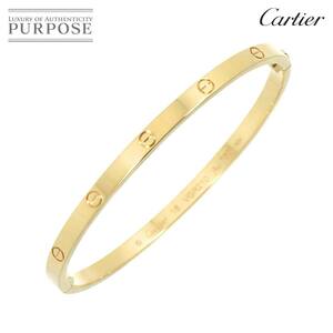 カルティエ Cartier ラブ ブレス SM #16 K18 YG イエローゴールド 750 ブレスレット バングル Love Bracelet【証明書付き】 90235922