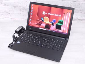 Bランク 東芝 dynabook B65/M 第8世代 i3 8130U 新品SSD256GB メモリ8GB HD液晶 DVDROM Win11