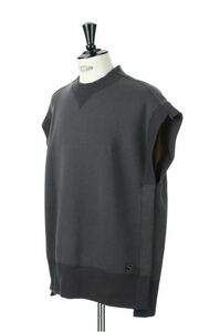 22aw sacai S Studs Sponge Sweat Vest(2-02866M)-C/GRAY サカイ nike ナイキ ヴェイパーワッフル コルテッツ