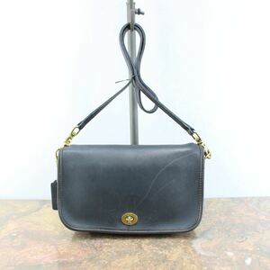 OLD COACH TURN LOCK LEATHER SHOULDER BAG MADE IN USA/オールドコーチターンロックレザーショルダーバッグ