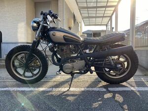 SR400/500 左出しアップマフラー スーパートラップ 