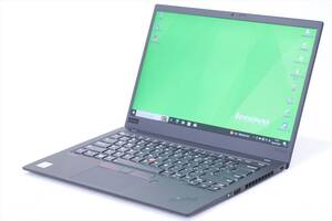 1円～ i7 16GBメモリ 2021年製 10世代 バッテリー良好 Lenovo ThinkPad X1 Carbon Gen8 i7-10510U 16G 256G 14FHD Wi-Fi6 Win10