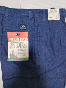 【未使用】DOCKERS デッドストック 29インチ ツータック ワイドパンツ 裾上げ有り LEVI