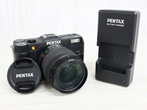 【行董】PENTAX ペンタックス Q7 ミラーレス一眼 デジカメ デジタルカメラ ボディ レンズ バッテリー 充電器 中古 現状品 AS800ABC23