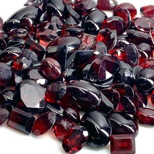 1円〜!!大量!!（天然ガーネットおまとめ510ct）f 約102g ルース 裸石 宝石 ジュエリー jewelry garnet 柘榴石 w2ま129