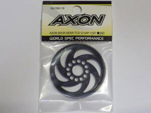 AXON スパーギヤ TCS V2 64P / 116T GS-T6B-116 未使用品 made in Japan (検索 クリックポスト対応 EPカー 電動RCカー