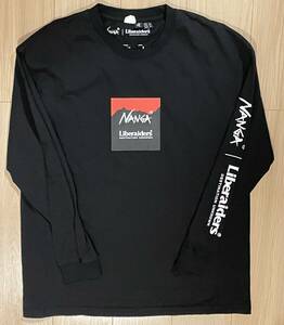 NANGA LIBERAIDERS Eco Hybrid L/S Tee black Lサイズ 古着 中古 希少品 ナンガ リベレイターズ 黒 アウトドア コラボ 2022