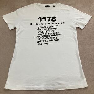 DIESEL ディーゼル Tシャツ サイズM ホワイト トルコ製 美品