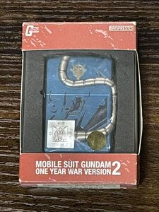 zippo 機動戦士 ガンダム No.1 グフ 3連続 立体メタル 2007年製 MOBILE SUIT GANDAM ONE YEAR WAR VERSION 2 専用ケース 保証書