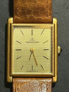 金無垢 JAEGER-LECOULTRE Ref:6029.21 ジャガー・ルクルト 18K YG シャンパン 手巻き メンズ 稼働　k18 750 