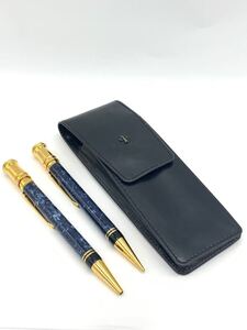 *最終値下げ!* PARKER ボールペン シャープペンシル ゴールド 文房具 セット 本体全長 約13cm ケース付き *1018-S600-11＿F SF