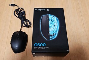 Logicool ロジクール 有線 ゲーミングマウス マウス　G600　箱付き　稼働品