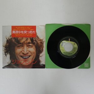 49012614;【国内盤/7inch】John Lennon ジョン・レノン / 真夜中を突っ走れ