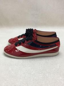 GUCCI◆ローカットスニーカー/UK9.5/レッド/483267