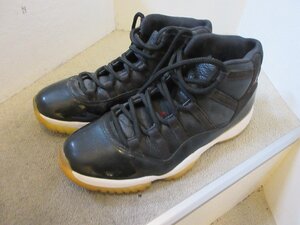 ●1000円～ナイキ NIKE　AIR JORDAN 11 RETRO 72-10　378037-002　スニーカー　サイズ28.5cm