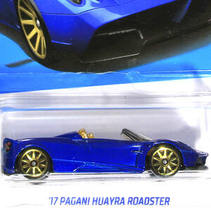 【JHM TOY】’17 PAGANI HUAYRA ROADSTER パガーニ・ウアイラ・ロードスター 新品未開封 ブルー