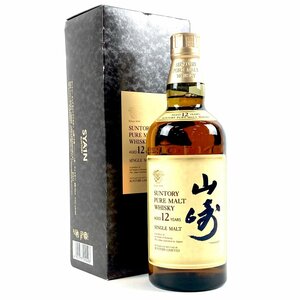 【東京都内限定発送】 サントリー SUNTORY 山崎 12年 ピュアモルト 華 750ml 国産ウイスキー 【古酒】