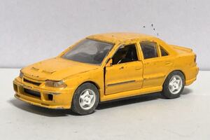 エムテック MTECH 1/43 三菱 ランサー エボリューションⅢ CE9A イエロー 黄 MITSUBISHI LANCER Evolution Ⅲ 3ランエボ エボ ミニカー evo