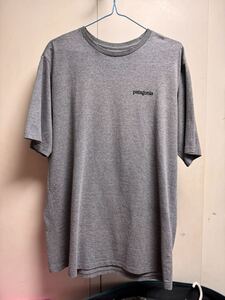 送料格安スピード発送！良品★Patagoniaパタゴニア吸汗速乾バックロゴTシャツMサイズ★古着ファッションサーフィン登山トレランマラソン