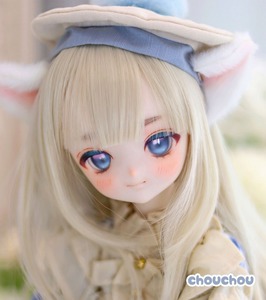 chouchou ☆DDH-22 SW肌カスタムヘッド（ソフビ盛り）+自作アイ ※難あり