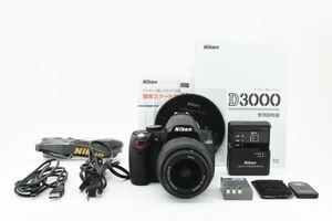 【大人気】 Nikon ニコン D3000 レンズキット デジタル一眼カメラ 初心者でも使いやすい♪ #1127