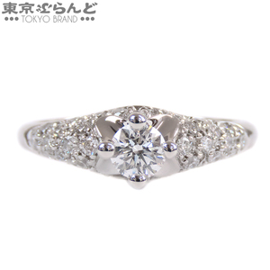 101725689 ブルガリ BVLGARI コロナ ダイヤモンド リング プラチナ Pt950 ダイヤモンド 0.30ct E VVS1 10号相当 リング・指輪 仕上済