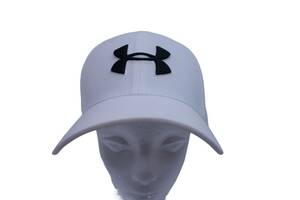 【美品】UNDER ARMOUR(アンダーアーマー) キャップ 白 メンズ フリーサイズ ゴルフ用品 2404-0848 中古