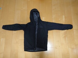 パタゴニア xs 防寒 ジャケット　パフ　プリマロフト　 フーディー ブラック　黒　83975 patagonia