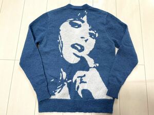 レア HYSTERIC GLAMOUR ヒステリックグラマー 美品 ＢＩＧヒスガール カーディガン モヘア ニット セーター 入手困難 希レアレア NO.11987