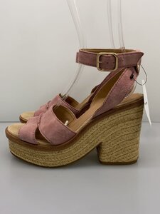 UGG australia◆サンダル/24cm/PNK/スウェード