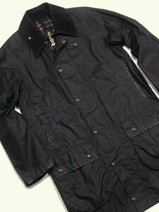 英Barbour / 乗馬ジャケット[マークフィリップス]＊M(XL) サドルガード+左右ボックスプリーツx革トリム ◎着用極わずか ダメージなし極美品