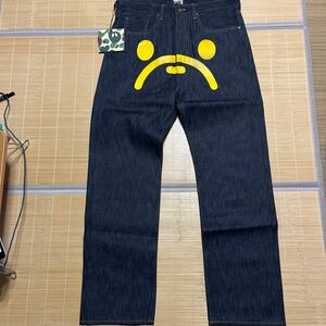 新品未使用　初期　A BATHING APE BAPE KAWS SHARK BABY MILO DENIM デニム　SHARK パンツ　L Camo 迷彩　sta ベビーマイロ