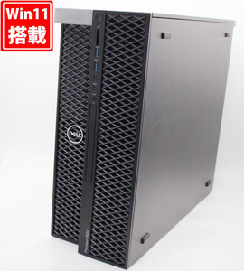 ゲーミングPC 中古美品 DELL Precision 5820 Tower Win11 Xeon W-2133 64GB 512GB-SSD + 1TB-HDD NVIDIA Quadro P4000 Office付 管:1331h