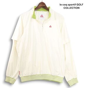 le coq sportif GOLF ルコック ゴルフ 通年★ ハーフジップ ウインドブレーカー トレーナー シャツ Sz.L レディース　K5T00175_1#O