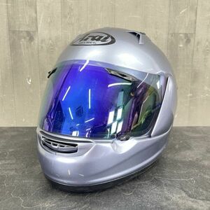 アライ アストロ フルフェイス ヘルメット 【中古】 Arai Astro IQ サイズ61- バイク用品 青 銀/92561