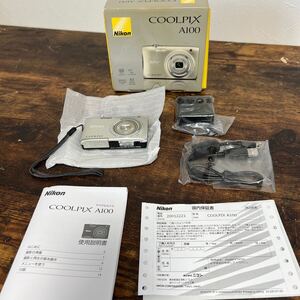 1219-08◆ ニコン 新品未使用 Nikon COOLPIX A100 デジカメ シルバー