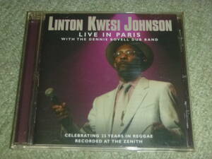 LINTON kwesi Johnson / live in paris / リントン・クウェシ・ジョンソン